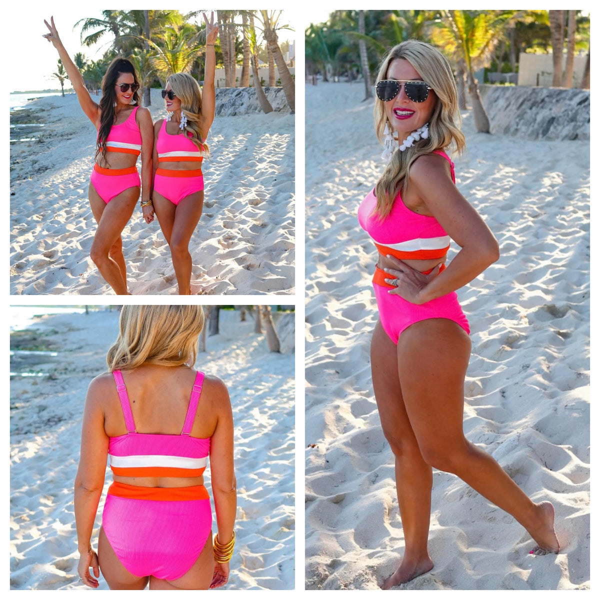 Shades Of Summer Two Piece Swimsuit