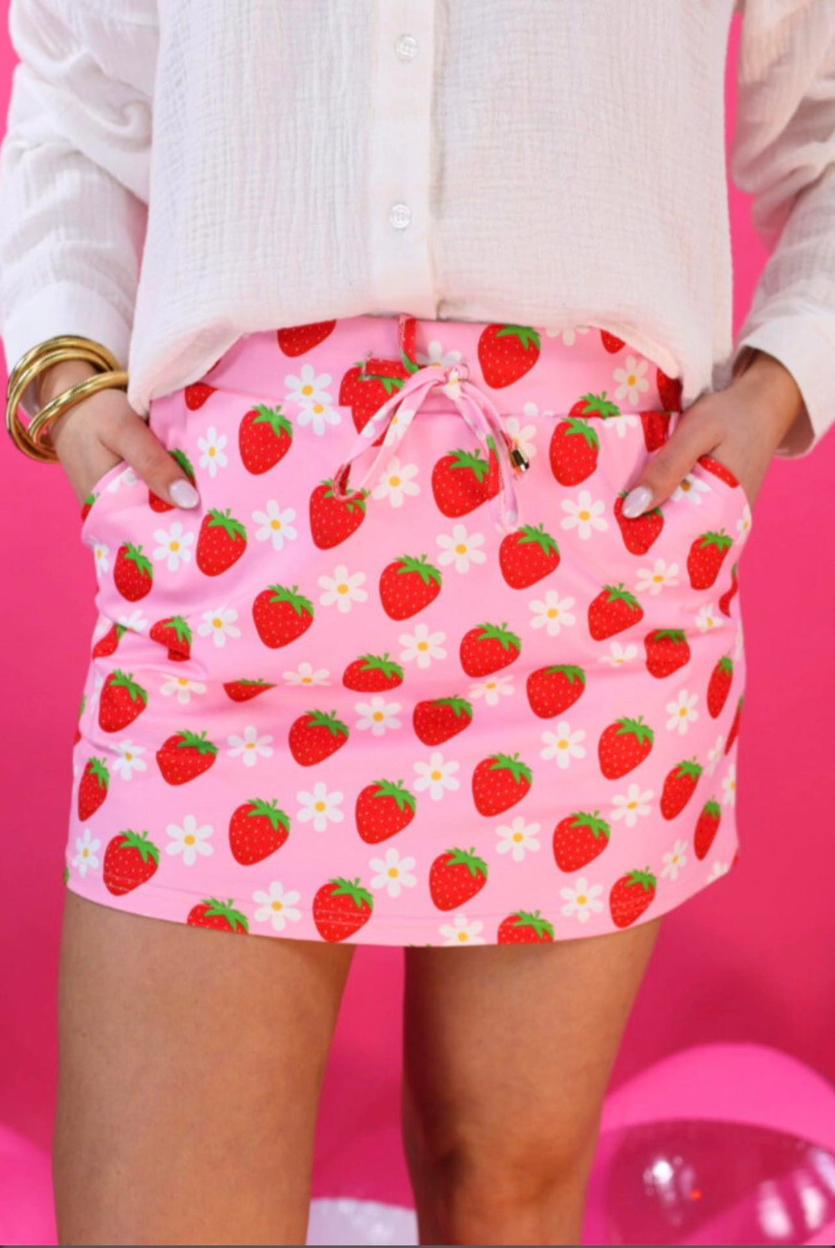 Strawberry Swirl Skort