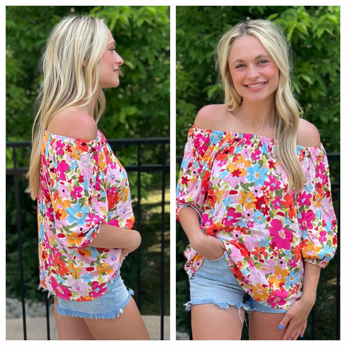 Rafael Floral Print Blouse