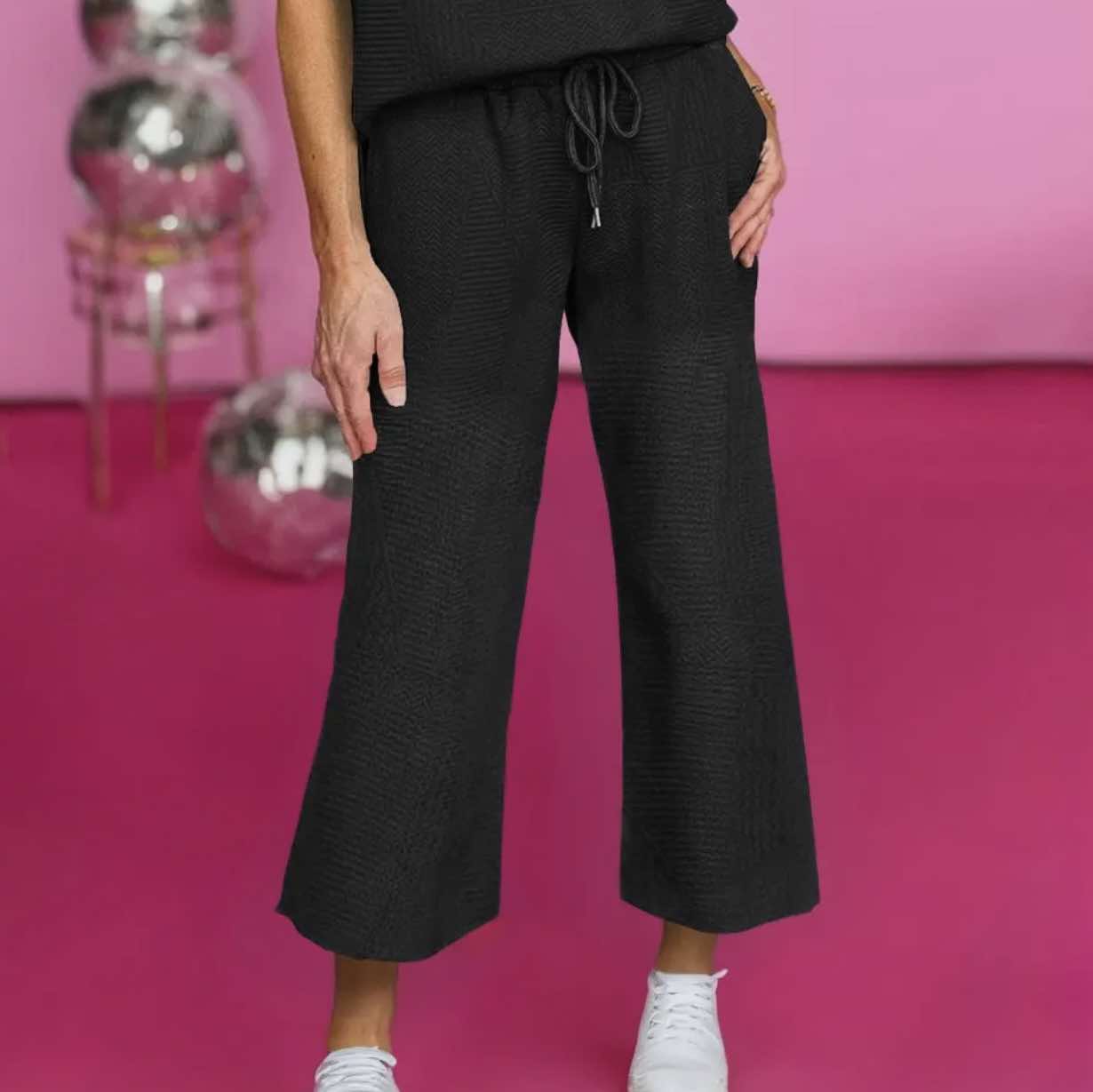 Velma Textured Lounge Pants – Glad Rags Boutique