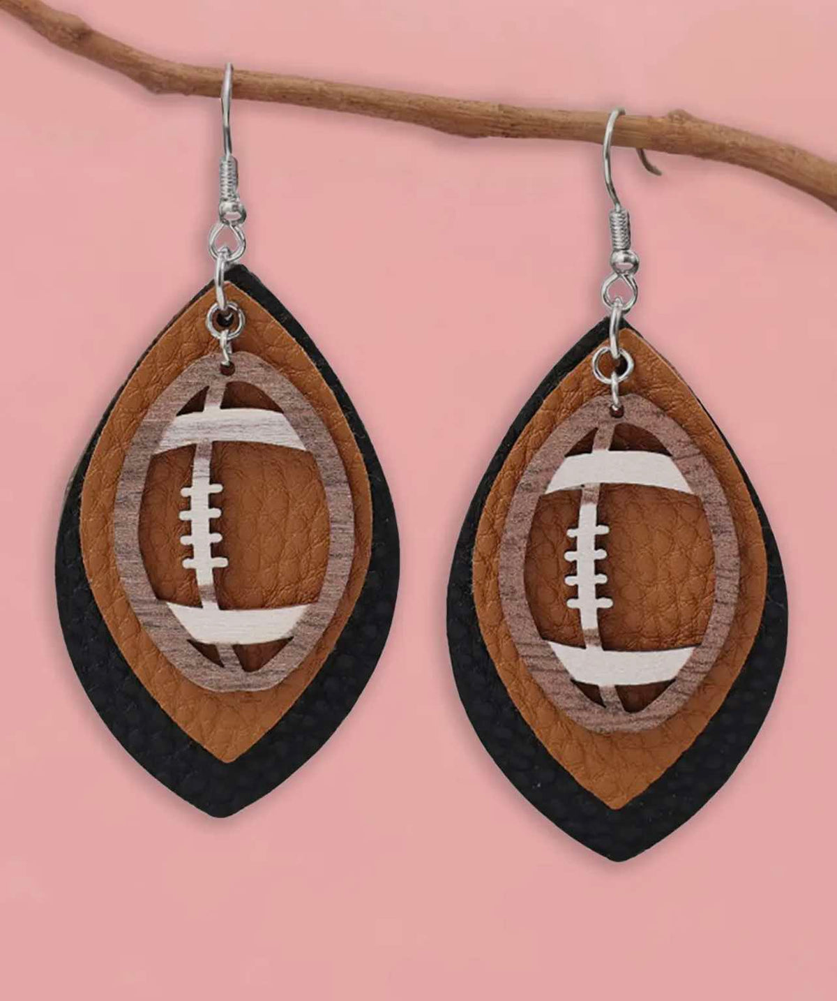 Leather Drop Earrings